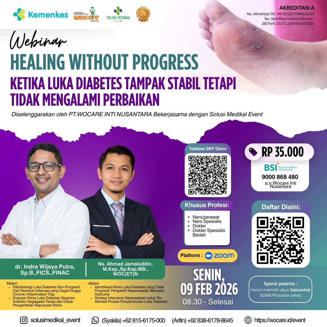 Healing Without Progress: Ketika Luka Diabetes Tampak Stabil tetapi Tidak Mengalami Perbaikan